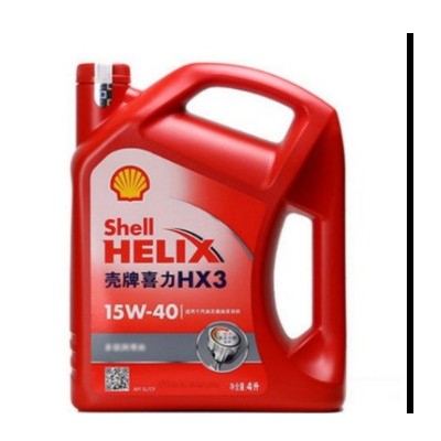 壳牌红壳HX3 15W-40汽机油柴油机油汽车发动机油车用润滑油4L批发